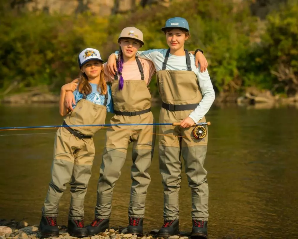 Simms Kid's Tributary Stockingfoot Tan - Large 3 Simms Kid's Tributary Stockingfoot Tan - Large - Afbeelding 3