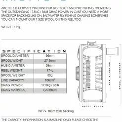 Alfa Arctic Reel Lava Red 24 Alfa Arctic Reel Lava Red -Hengels Winkel Alfa Arctic Reel Lava Red ALFAARCTLR XXX arctic reel specs 5