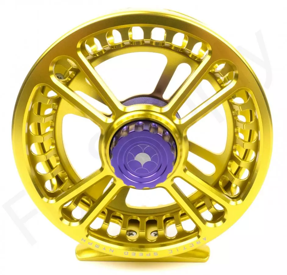 Alfa Arctic Speed Fly Reel Honey Yellow 8 Alfa Arctic Speed Fly Reel Honey Yellow - Afbeelding 8