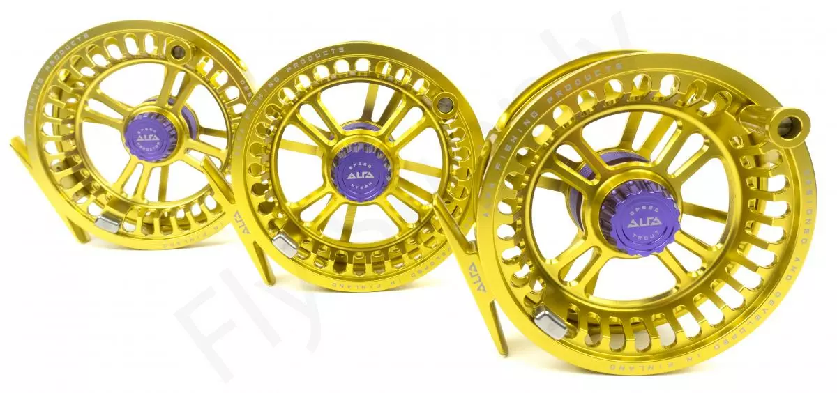 Alfa Arctic Speed Fly Reel Honey Yellow 1 Alfa Arctic Speed Fly Reel Honey Yellow
