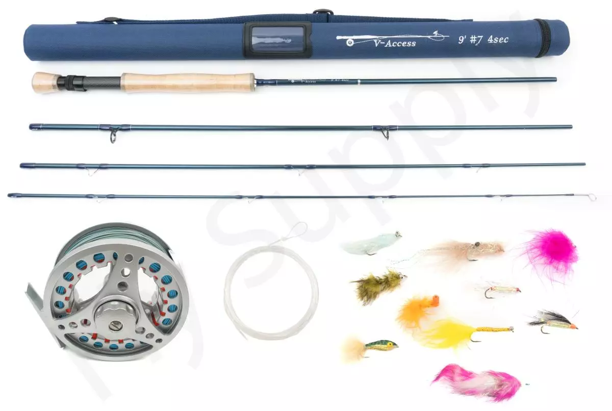 Euro Flies Access Seatrout & Perch Complete Set #7 - 9ft 1 Euro Flies Access Seatrout & Perch Complete Set #7 - 9ft