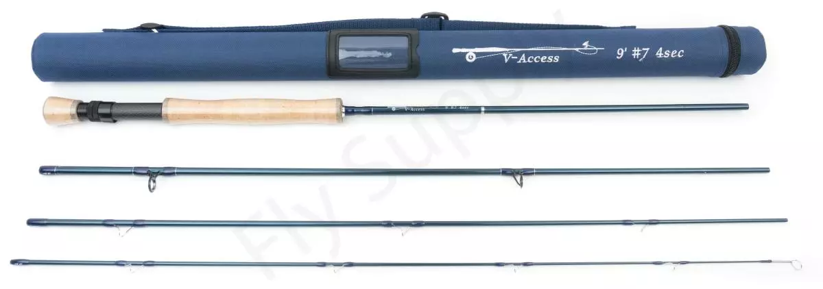 Euro Flies Access Seatrout & Perch Complete Set #7 - 9ft 2 Euro Flies Access Seatrout & Perch Complete Set #7 - 9ft - Afbeelding 2