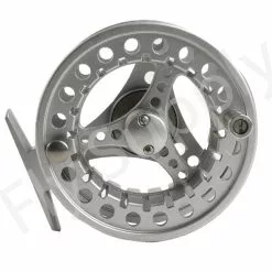 Euro Flies Large Arbour Reel Silver