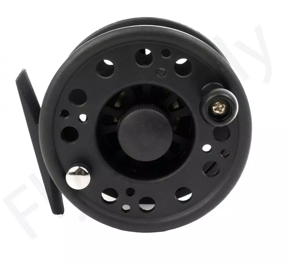 Euro Flies Plastic Graphite Fly Reel 1 Euro Flies Plastic Graphite Fly Reel