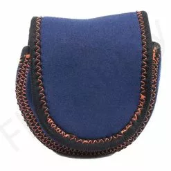 Euro Flies Sheep Skin Reel Bag Black/Blue -Hengels Winkel Euro Flies Sheep Skin Reel Bag BlackBlue EF REELPOUCH XXX reel bag3