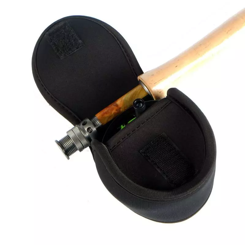 Neoprene Reel Pouch Black 1 Neoprene Reel Pouch Black