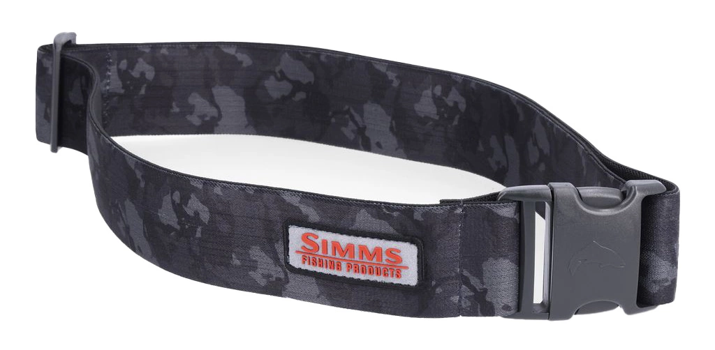 Simms Wading Belt - 2 Inch Regiment Camo Carbon 1 Simms Wading Belt - 2 Inch Regiment Camo Carbon