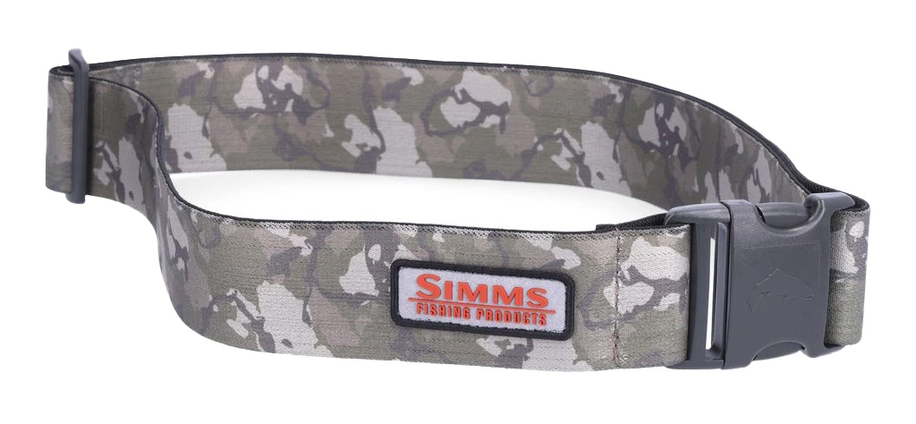 Simms Wading Belt - 2 Inch Regiment Camo Olive Drab 1 Simms Wading Belt - 2 Inch Regiment Camo Olive Drab