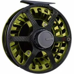 Taylor Revolution Z Fly Reel -Hengels Winkel Taylor Revolution Z Fly Reel NFD835 GREY XXX golden olive2