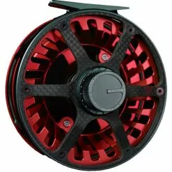 Taylor Revolution Z Fly Reel -Hengels Winkel Taylor Revolution Z Fly Reel NFD835 GREY XXX ruby red
