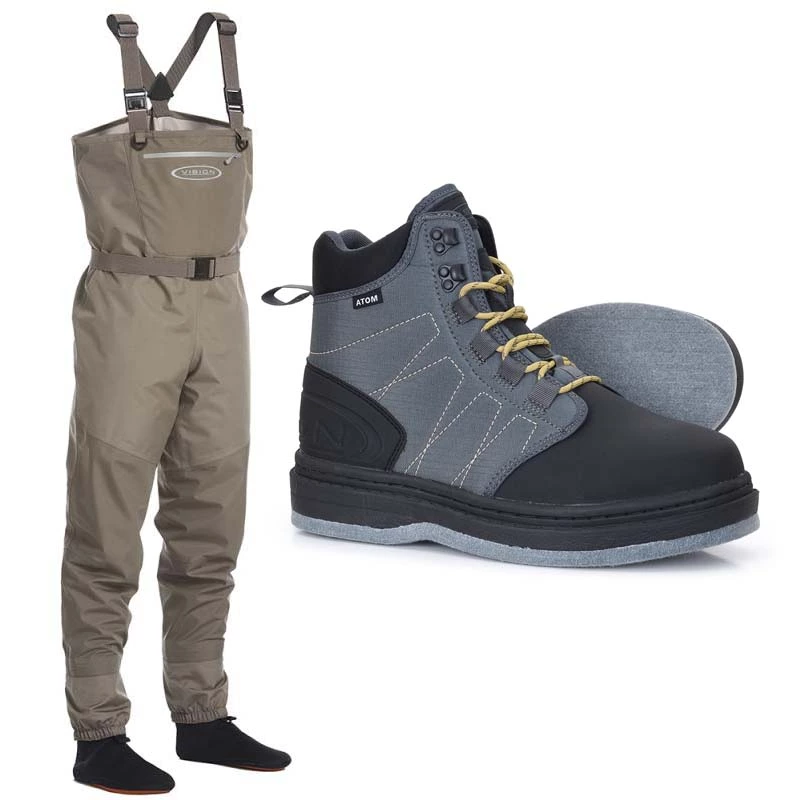 Vision Atom Wader Set With Atom Felt Shoes 1 Vision Atom Wader Set With Atom Felt Shoes
