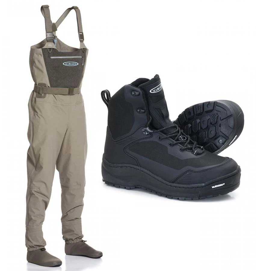 Vision Scout Strip Wader With Musta Michelin Shoes 1 Vision Scout Strip Wader With Musta Michelin Shoes