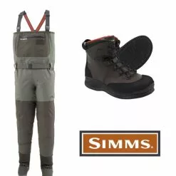 Simms Freestone Felt Boot Set Wader Dark Gunmetal