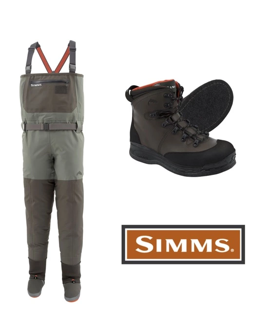 Simms Freestone Felt Boot Set Wader Dark Gunmetal 1 Simms Freestone Felt Boot Set Wader Dark Gunmetal