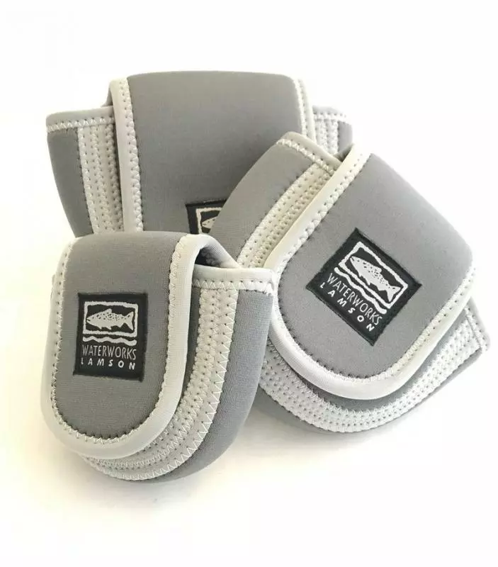 Waterworks Lamson Neoprene Reel Case Gray 1 Waterworks Lamson Neoprene Reel Case Gray