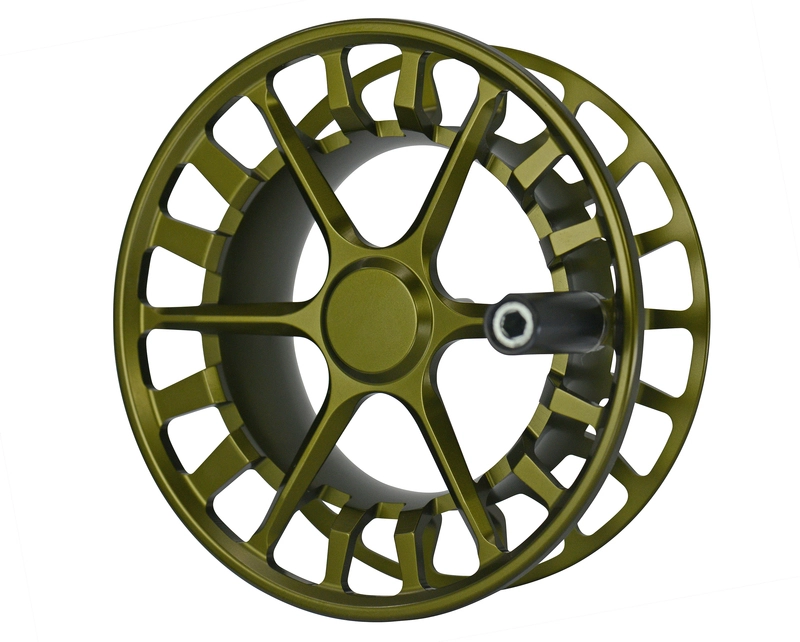 Waterworks Lamson Guru Olive Green Fly Reel 3 Waterworks Lamson Guru Olive Green Fly Reel - Afbeelding 3