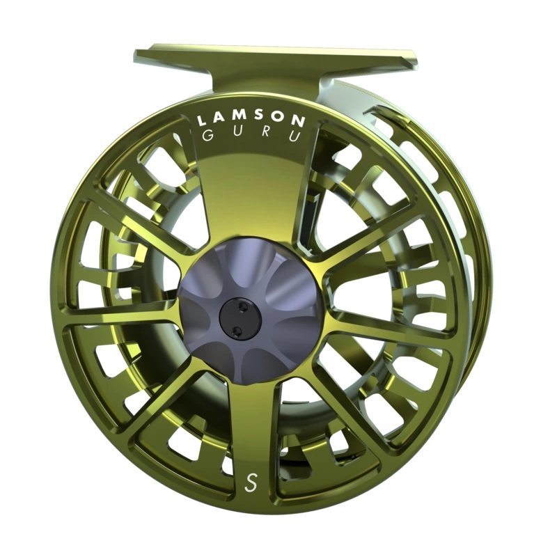 Waterworks Lamson Guru Olive Green Fly Reel 2 Waterworks Lamson Guru Olive Green Fly Reel - Afbeelding 2